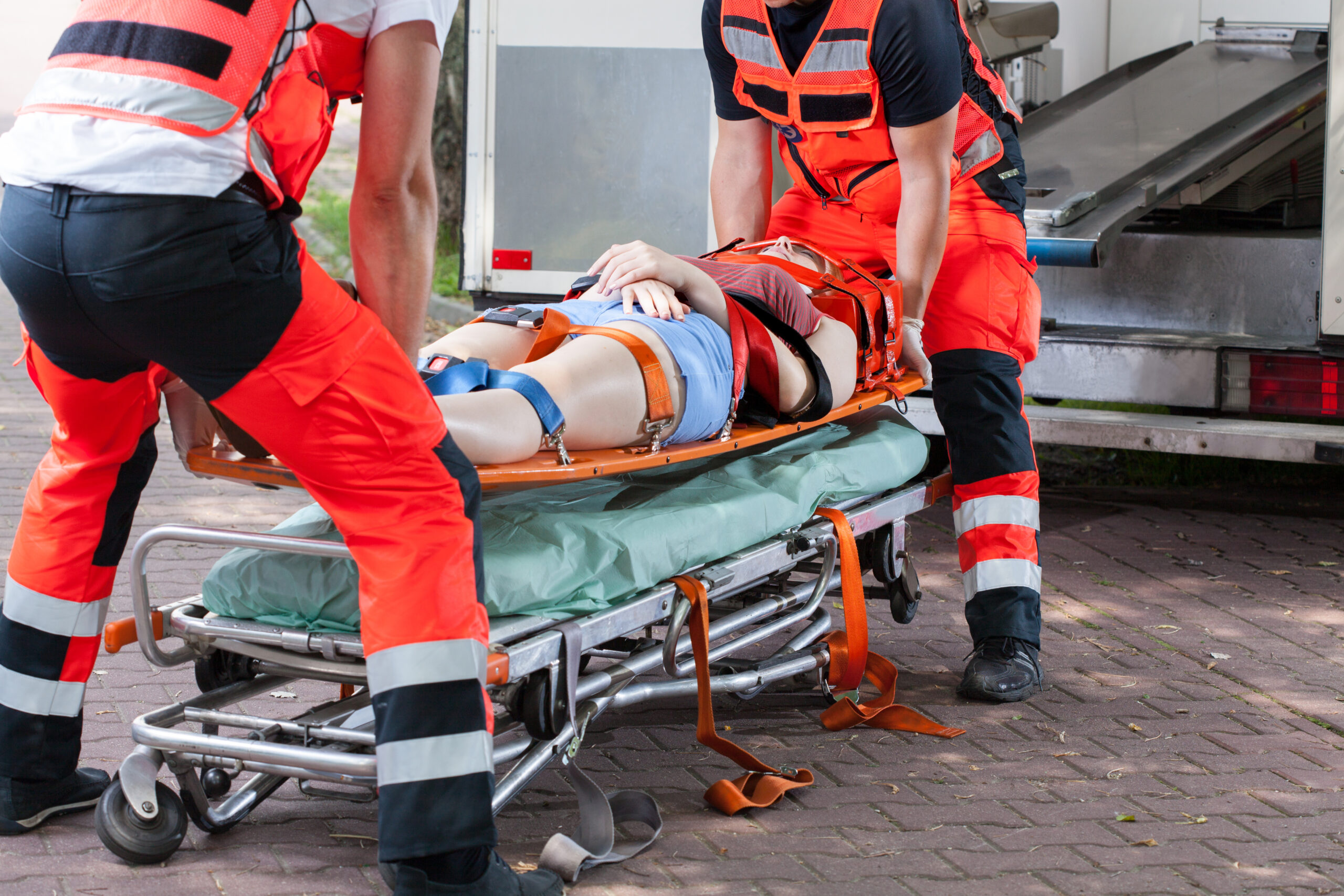 Missouri truck accident victim receiving emergency care for serious long-term injuries
